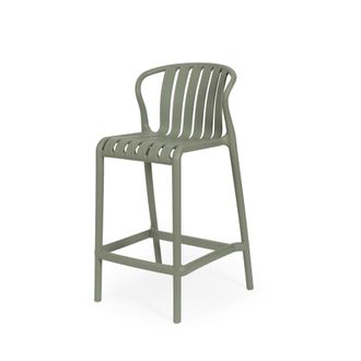 Koketto Home Taburete bajo en polipropileno color verde