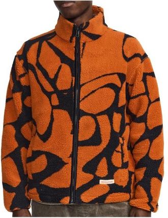 Revolution Printed Teddy Jacket 7025 Fleecejacke f&uuml;r Herren | braun