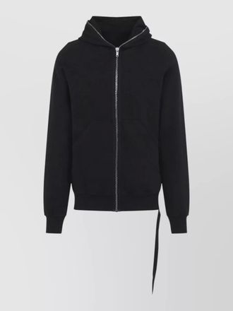 Rick Owens cotton hooded zip jacket