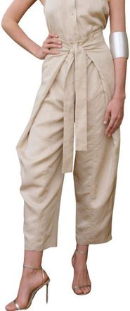 The IQ Collection Trama Pants in Beige at Nordstrom, Size X-Large