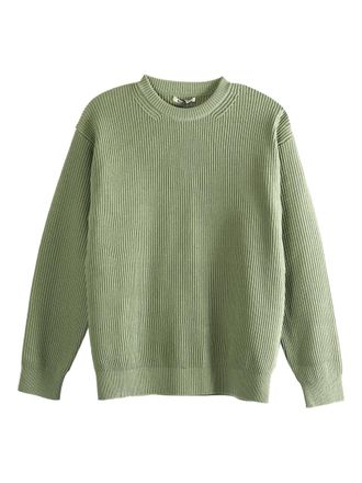 Auralee ribbed knitwear - men - Wool - 4 - Green