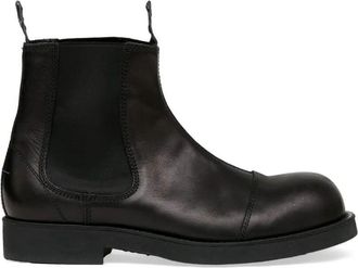 Maison Margiela Boots Leather Black Ankle Boot