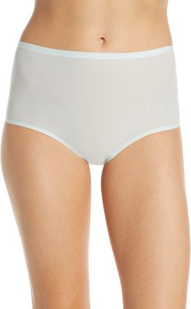 Chantelle Soft Stretch High Waist Briefs in Crystal Blue at Nordstrom