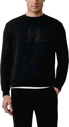 Karl Lagerfeld Felpa Girocollo - - Sweatshirts & Hoodies - Uomo - Nero - M