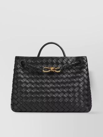 Bottega Veneta andiamo medium leather tote bag