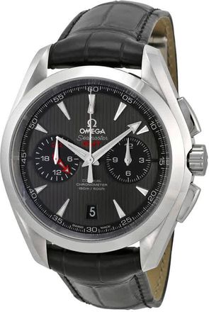 Omega Aqua Terra Chronograph Automatic Black Dial Mens Watch 23113435206001