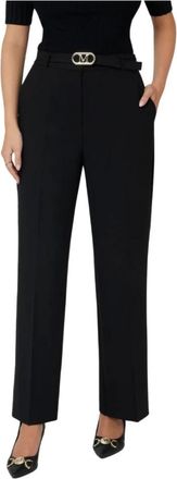 Marciano Rechte broeken - Dames - Straight fit broeken - Zwart - XS - Leer - Broeken