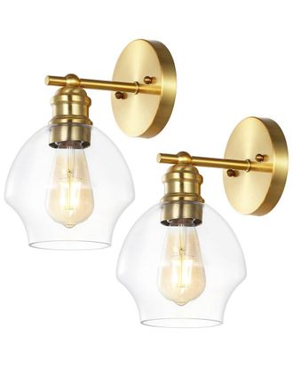 Safavieh Set Of 2 Safavieh Solynn 7.5In Wall Sconce