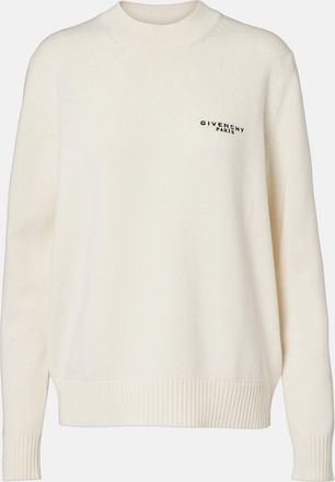 Givenchy Pullover in lana e cashmere con logo