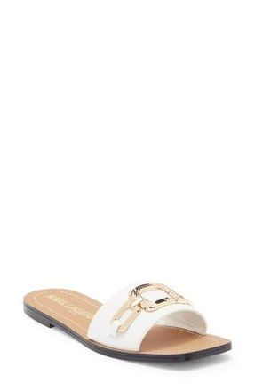 Karl Lagerfeld Marzella Slide Sandal in Bright White at Nordstrom Rack, Size 8.5