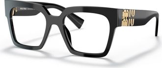 Miu Miu 52mm Square optical glasses in Black at Nordstrom