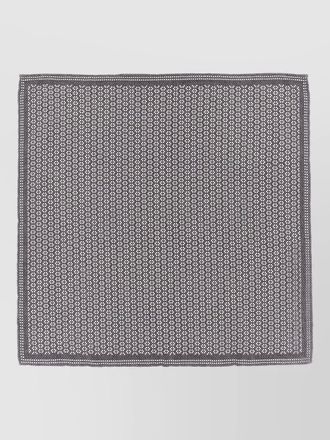 Brunello Cucinelli silk printed pocket square