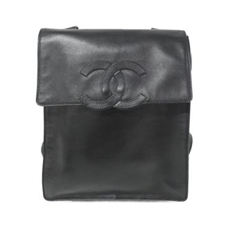 Chanel Black Leather Backpack (Pre-Owned)