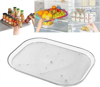 OEM Organizador De Bandeja Giratoria Para Refrigerador, Organizador De Almacenamiento Para Refrigerador, Estante Para Condimentos De Encimera