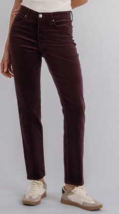 Kut from the Kloth Rachael High Waist Corduroy Mom Jeans in Raisin at Nordstrom Rack, Size 18 (Similar To 14W)