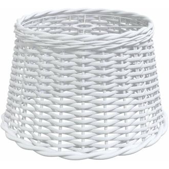 vidaXL Paralume da Soffitto Bianco &Oslash;45x28 cm in Vimini - Vidaxl