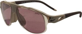 Nike Mens 58 mm White Matte Snaddrift Sunglasses