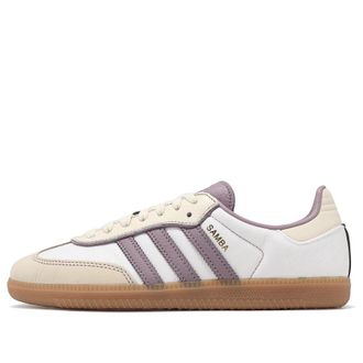 adidas (WMNS) adidas Samba Cream White Mauve Brown IE1417