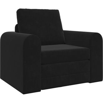 vidaXL Sof&aacute; Cama Negro 98 X 71 X 83 Cm Terciopelo Vidaxl