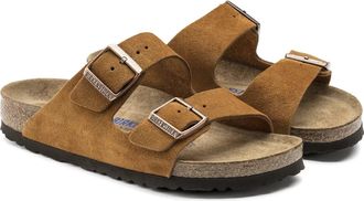 Birkenstock Arizona 1009527 Sandal Mink Suede Soft Footbed Slide HAWK533