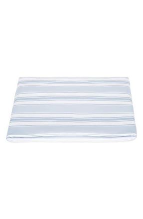 Matouk Elio Fitted Sheet in Blue at Nordstrom, Size California King