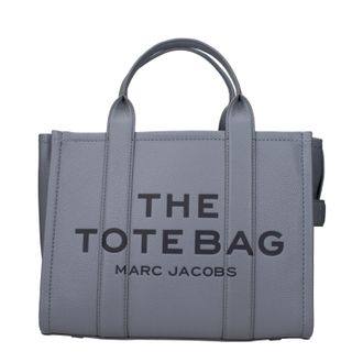 Marc Jacobs Handtas The Tote Bag Dames Leer Grijs/Wolfgrijs