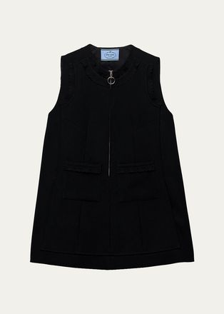 Prada Wool A-Line Mini Dress