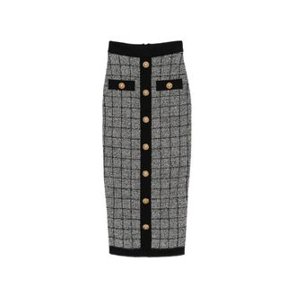 Balmain Mujer, Faldas, Negro, Talla: XS