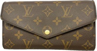 Louis Vuitton Brown Long Wallet (Bi-Fold) (Pre-Owned)