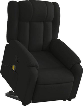 vidaXL Vidaxl - Sill&oacute;n Reclinable De Masaje Elevable Tela Negro