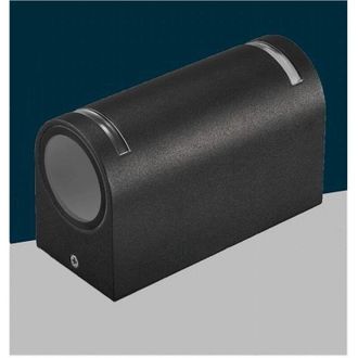 Trade Shop Trade Shop Traesio - Trade Shop - Applique Esterno Per Parete Facciate Giardino Lampada Up&down Gu10 Ip54 Gn-wl062 - Negro