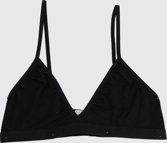 Maison Margiela Reggiseno a triangolo in tulle e nylon con spalline regolabili