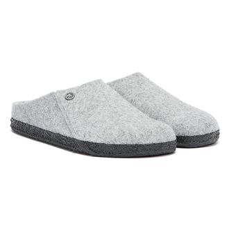 Birkenstock Kids Unisex Zermatt Shearling Slippers - Grey Wool - Size UK 7.5