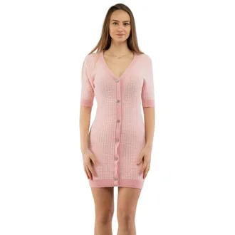 Moschino Kleedjes, Dames, Roze, S, Katoen, Kleedjes