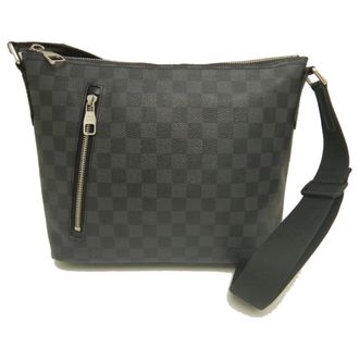 Louis Vuitton Damier Graphite Noir Damier Graphite Shoulder Bag (Pre-Owned)