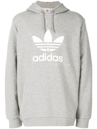 adidas adidas Originals Trefoil hoodie - Grijs