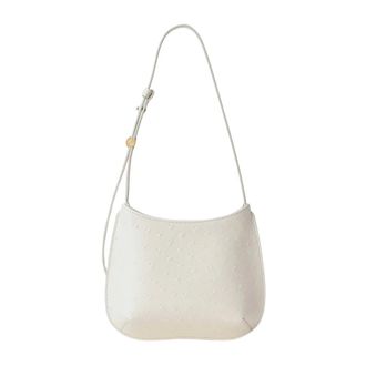 Jacquemus Shoulder Bags, female, White, Size: ONE SIZE Le Petit Bisou Shoulder Bag