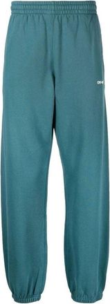 Off-white Chain Arrow Slim Sweatpants Duck Green OMCH029F22FLE0075501