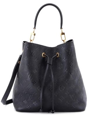 Louis Vuitton NeoNoe Handbag Monogram Empreinte Leather MM bucket bag - Nero