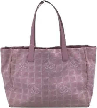 Chanel Pre-owned Tote Bags, female, Pink, Size: ONE SIZE Pre-owned Travel Line Tote