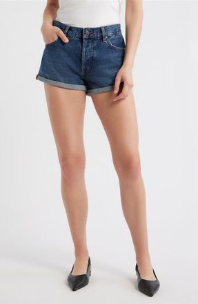 Frame Denim The Darling Cuffed Denim Shorts in Honeybee at Nordstrom, Size 26