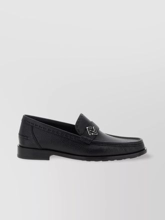 Fendi leather loafers