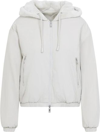 Moose Knuckles Stijlvolle Nude Neutrals Jas Aw 25 - Dames - Zomerjassen - Wit - M - Polyester - Jassen