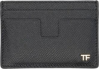 Tom Ford Textured Black Leather Card Holder