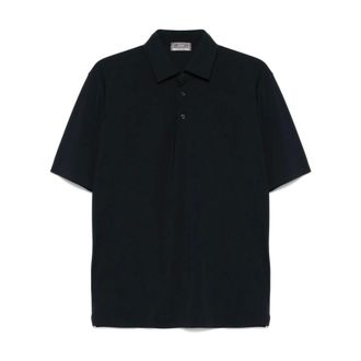 Herno Polo Shirts, male, Black, Size: 2XL Spring Ultralight Scuba Polo Shirt