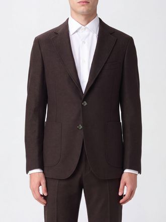 Brioni Blazer monopetto in puro cashmere con rever a lancia