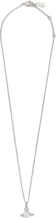 Vivienne Westwood Silver Planet Minimalist Charm Brass Necklace