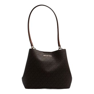 Michael Kors Pratt Bucket Bag - female - Michael Kors - Shoulder Bags - Brown - ONE SIZE - Bags