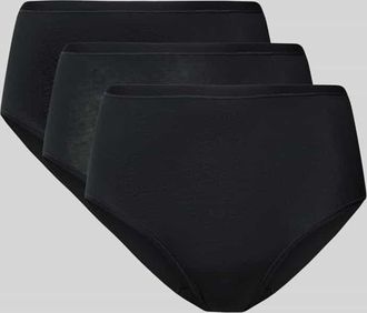 sloggi High Waist Pants mit Label-Print in Black, Größe XL