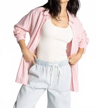 Thread & Supply Eden Shirt In Rose Cream